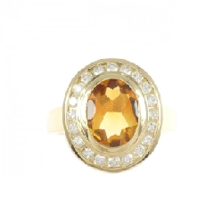 Nhẫn Citrine 750YG - Hàng hiệu Authentic 851132