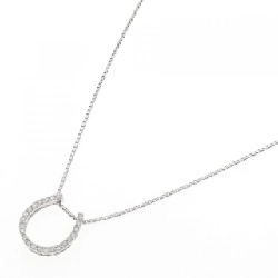 K18WG Mặt dây chuyền hình móng ngựa kim cương 0.28CT - Hàng hiệu Authentic 862513