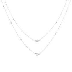 K18WG Necklace - Hàng hiệu Authentic