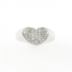 Nhẫn hồng ngọc K18WG hình trái tim đính đá kim cương 0.31CT - Hàng hiệu Chính hãng 851901