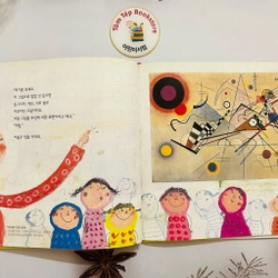 Sách tranh nghệ thuật tiếng Hàn 미술관에 간 꼬마 피카소 part 1 498975