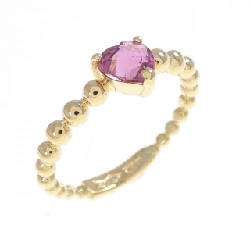 Nhẫn Tourmaline 750YG Hình Trái Tim - Hàng hiệu Chính hãng