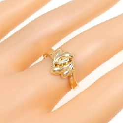 Nhẫn kim cương K18YG 673057