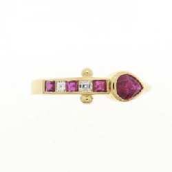 Nhẫn Ruby K18YG 0.42CT 669001