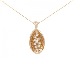 K18PG Dây chuyền kim cương 0.55CT - Hàng hiệu Authentic