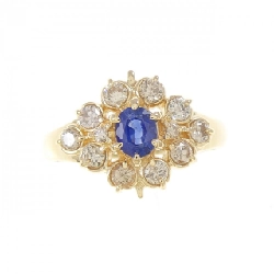 Nhẫn Sapphire K18YG 0.33CT 667056