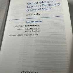 Oxford Advanced Learner Dictionary (7 edition) - Từ điển Oxford 927557