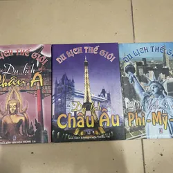 Du lịch thế giới gồm 3 cuốn - Du lịch châu Á - Du lịch châu Âu - Phi - Mỹ - Úc (c43)