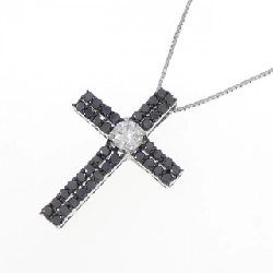 K18WG/K18BG Dây chuyền kim cương chéo 1.00CT - Hàng hiệu Chính hãng 859676