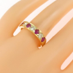 Nhẫn Ruby K18YG 0.57CT 665667