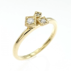 Nhẫn kim cương K18YG 0.06CT