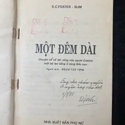 Một đêm dài- sách có chữ ký của dịch giả  1002874