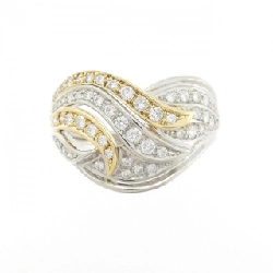 Nhẫn kim cương PT900/K18YG 0.56CT - Hàng hiệu Authentic 846473