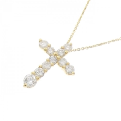 K18YG Dây chuyền kim cương hình chữ thập 1.00CT - Hàng hiệu Chính hãng 857284