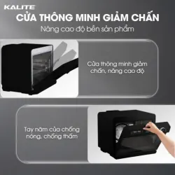 Nồi chiên hơi nước Kalite Steam Fusion Pro 4in1 20L chiên hấp nưỡng rã đông chính hãng 573036
