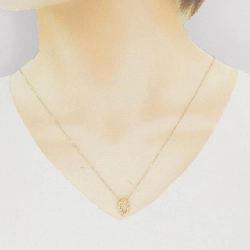 K18YG Dây chuyền kim cương hồng 0.04CT - Hàng hiệu Authentic 861660