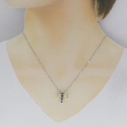 K18WG Dragonfly Mặt dây chuyền đá màu - Hàng hiệu Authentic 862992