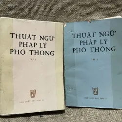 Thuật ngữ pháp lý phổ thông- khoảng 600 trang 2 cuốn 