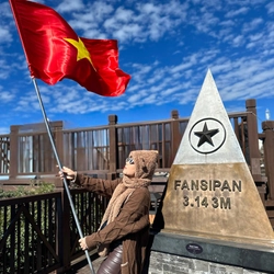 Chân váy ra dáng dài màu nâu 509168