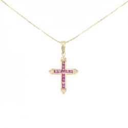 K18YG Đeo chéo Ruby 0.30CT - Hàng hiệu Chính hãng