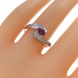 Nhẫn Ruby K18WG 0.41CT - Hàng hiệu Chính hãng 854798