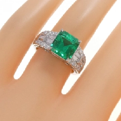Nhẫn Emerald PT900 2.66CT - Hàng hiệu Chính hãng 848672