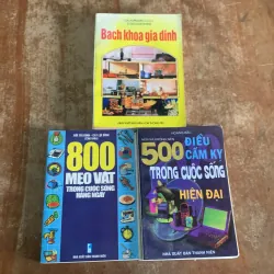 COMBO 800 MẸO VẶT TRONG CUỘC SỐNG HÀNG NGÀY- 500 ĐIỀU CẤM KỴ TRONG CUỘC SỐNG HĐ- BKGĐ