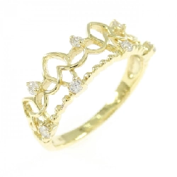 Nhẫn kim cương K18YG 0.11CT - Hàng hiệu Chính hãng