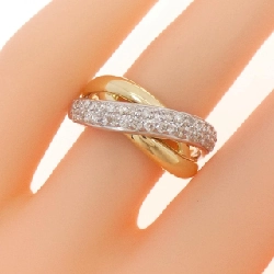 Nhẫn kim cương K18YG/K18WG 0.50CT 671790