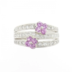 Nhẫn Sapphire Hoa PT900 0.30CT - Hàng hiệu Chính hãng 852272