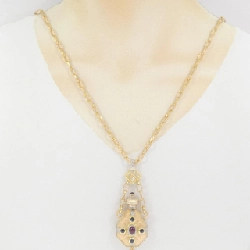 Mặt dây chuyền đá màu Kazzaniga - Hàng hiệu Authentic 841820