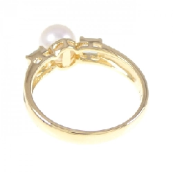 Nhẫn ngọc trai Akoya K18YG 6.5mm 670077