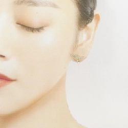 Bông tai kim cương hoa K18YG/K18WG 0.33CT một bên - Hàng hiệu Chính hãng 872767