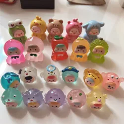 (2hand) Mới 99% Combo 21 charm MOI trang trí cute trưng bày 736865