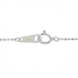 K18WG Đan Chéo × Trái Tim Ruby Dây Chuyền 0.23CT - Hàng hiệu Chính hãng 858007