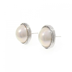 K14WG Mabe Pearl Earrings - Hàng hiệu Authentic 863758