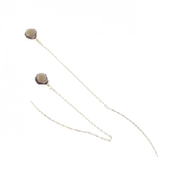 K10YG Đá quý khói Bông tai - Hàng hiệu Chính hãng 866155