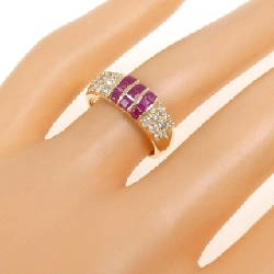 Nhẫn Ruby K18YG 0.72CT 669604