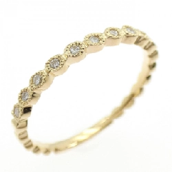 Nhẫn kim cương K18YG 0.10CT - Hàng hiệu chính hãng