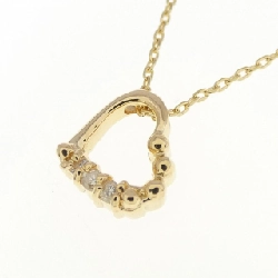 K18YG Mặt Dây Chuyền Hình Trái Tim Đính Kim Cương - Hàng hiệu Chính Hãng 863097