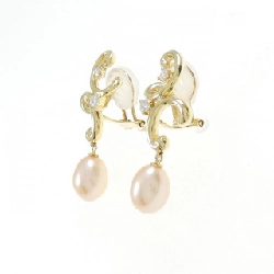 K18YG Bông tai ngọc trai nước ngọt - Hàng hiệu Authentic 873202