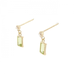 K18YG Peridot Bông tai - Hàng hiệu Chính hãng 872141