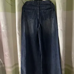 Quần jean nữ ống suông loe  596725