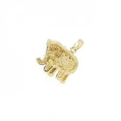 K18YG Voi Kim Cương Mặt Dây 0.01CT - Hàng hiệu Chính hãng 867954