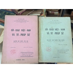 Cổ luật việt nam và tư pháp sử diễn giảng - Vũ Văn Mẫu 2 tập 121365