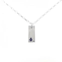 K10WG Sapphire Necklace 0.29CT - Hàng hiệu Chính hãng
