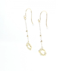 K18YG Bông tai kim cương 0.06CT - Hàng hiệu Chính hãng 877444