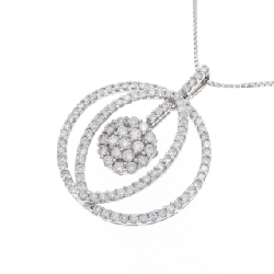 K18WG Dây chuyền kim cương 1.00CT - Hàng hiệu Chính hãng 859420