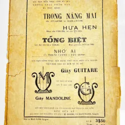 [Cực Hiếm] Tờ Nhạc Tiền Chiến 1948: ÁNH TÀ DƯƠNG - NXB Đức Quỳnh (Bút tích Saigon 1948) 728098