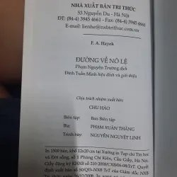 Đường Về Nô Lệ - F.A Hayek 559490